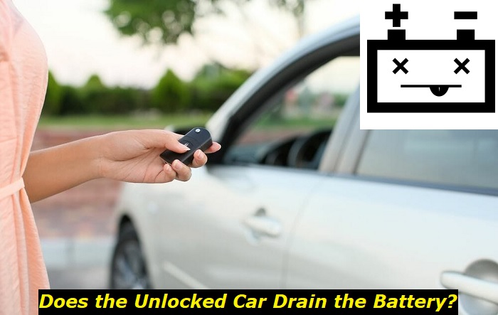 does unlocked car drain battery